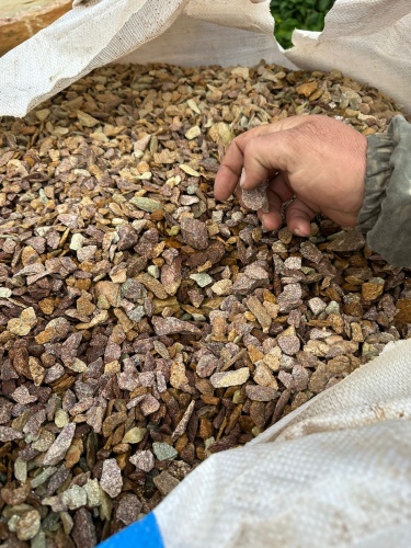 Златолит персиковый декоративная каменная крошка купить в Чистополе