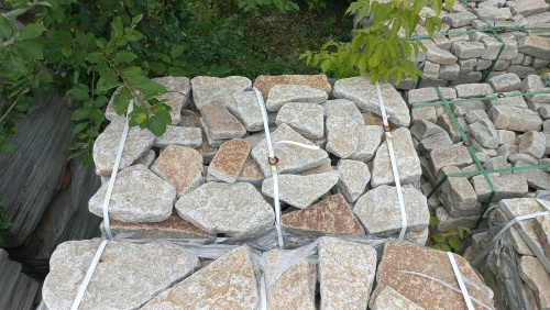 Гранитный плитняк галтованный для парковки купить в Чистополе