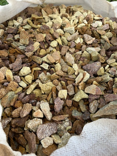 Златолит персиковый декоративная каменная крошка купить в Чистополе