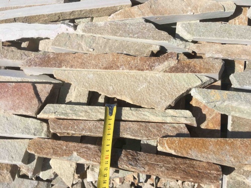 Горбушка златолит золотистый для облицовки купить в Чистополе