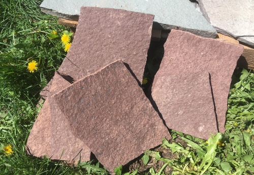 Плитняк лемезит бордовый для цоколя 1,5-2 см купить в Чистополе