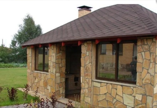 Плитняк златолит жёлтый для фасада 1,5-3 см купить в Чистополе