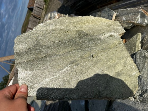 Плитняк златолит зелёный для цоколя, отмостки купить в Чистополе