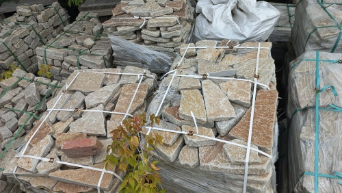 Гранитный плитняк галтованный для парковки купить в Чистополе