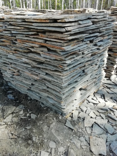 Плитняк златолит Уральский для цоколя, отмостки купить в Чистополе