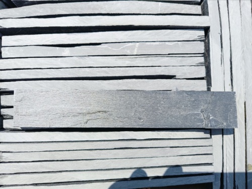 Плитка чёрная из натурального камня фасадная 30 см * 5 см, толщина 7 мм -30 мм купить в Чистополе