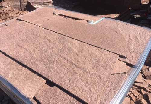 Плитняк лемезит бордовый для ступеней 20-25 мм купить в Чистополе